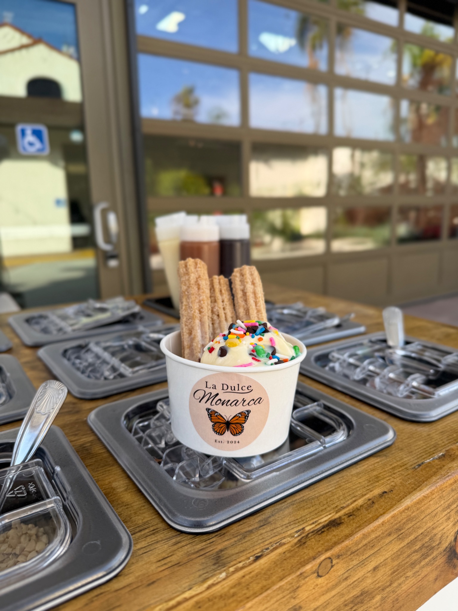 La Dulce Monarca event catering dessert cup